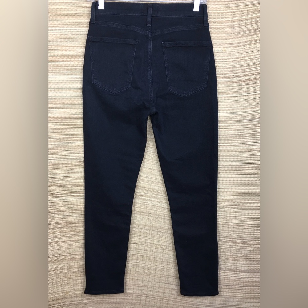 AGOLDE Nico High Rise Slim Jeans In Black Wash Size 26 - Picture 4 of 11